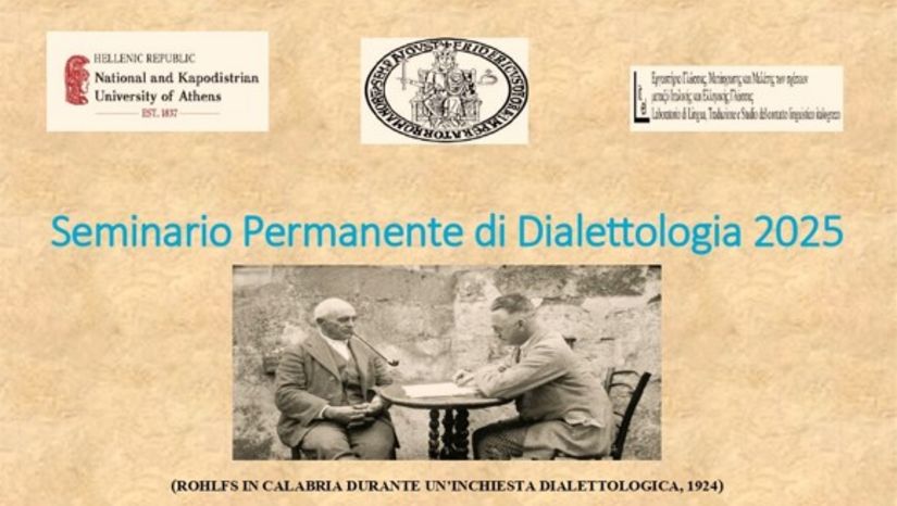 SEMINARIO PERMANENTE DI DIALETTOLOGIA ITALOGRECA 2025
